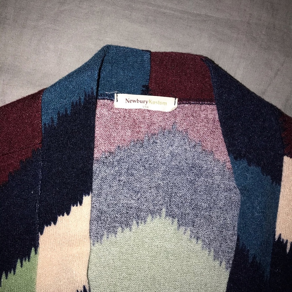Striped Multi Color Cardigan - Picture 4 of 4